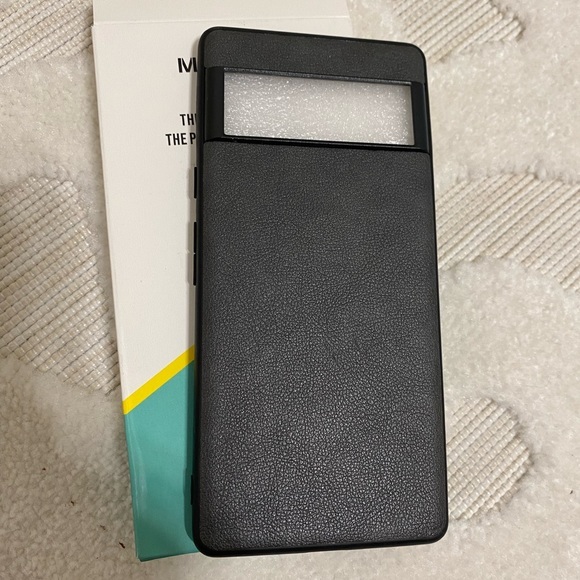 # 4 - Google Pixel 6A Gray leather phone case cover - Picture 4 of 10